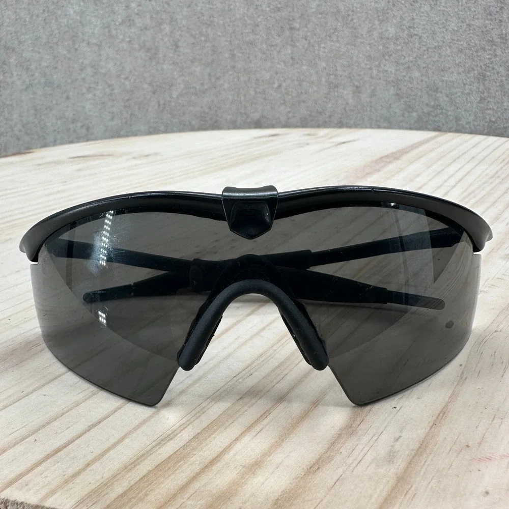RARE Oakley SI Ballistic M Frame 1.0 Sunglasses OS Black Original Shield Wrap